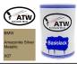 Preview: BMW, Amazonite Silver Metallic, X07: 500ml Lackdose, von ATW Autoteile West.